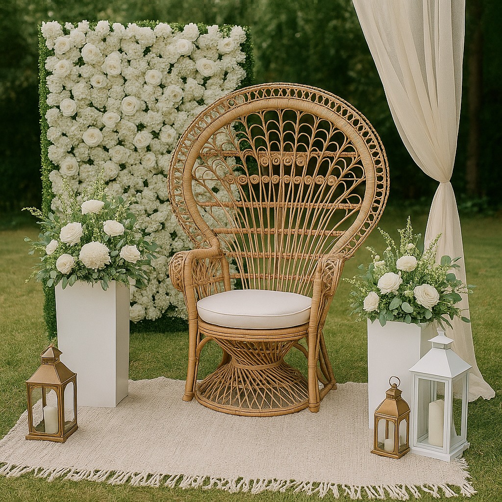 Pot blanc carré 61,2cm - R426