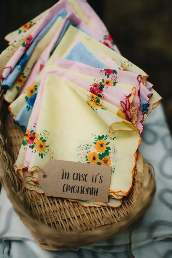 Serviette vintage dépareillé