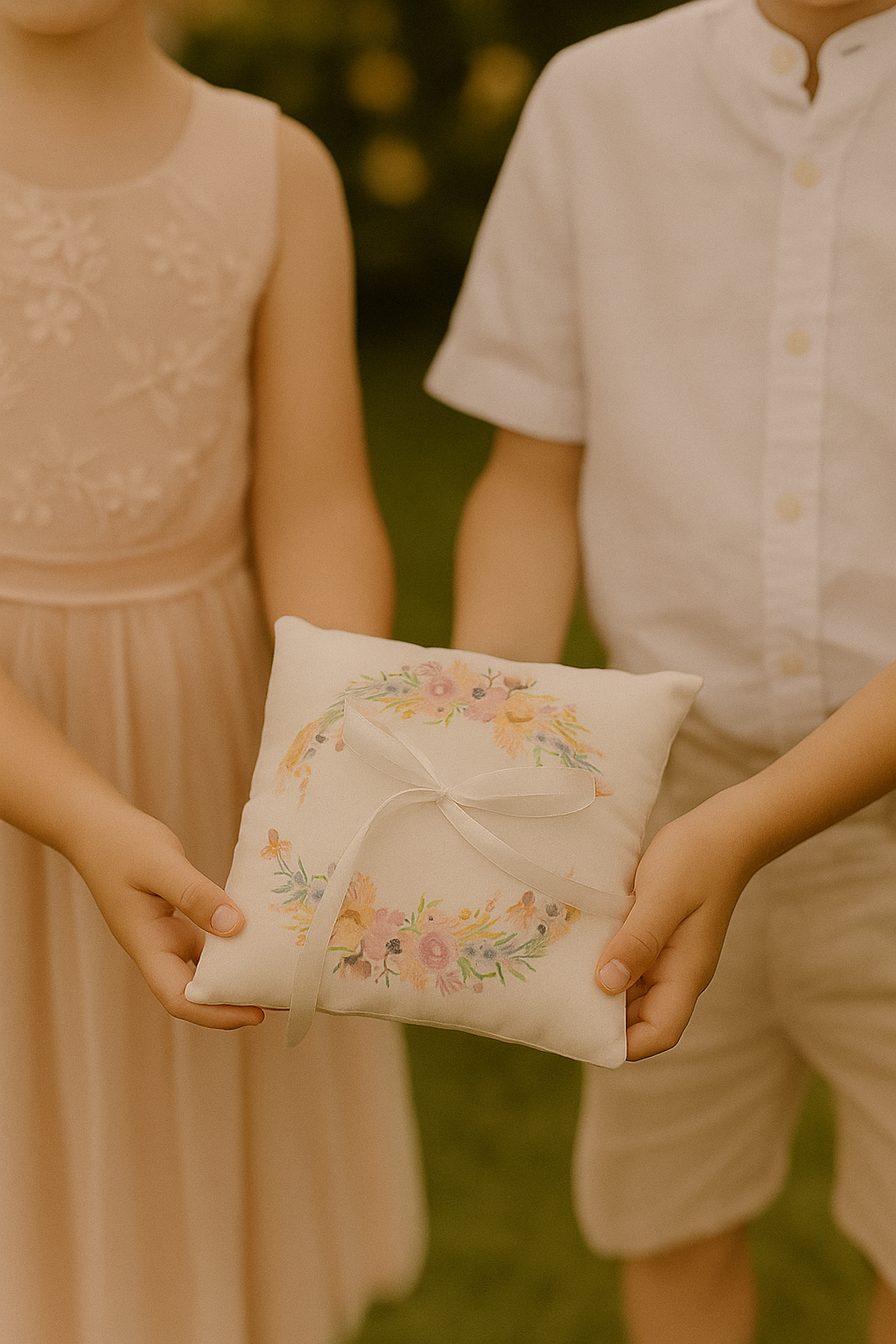 Porte alliance fleurie