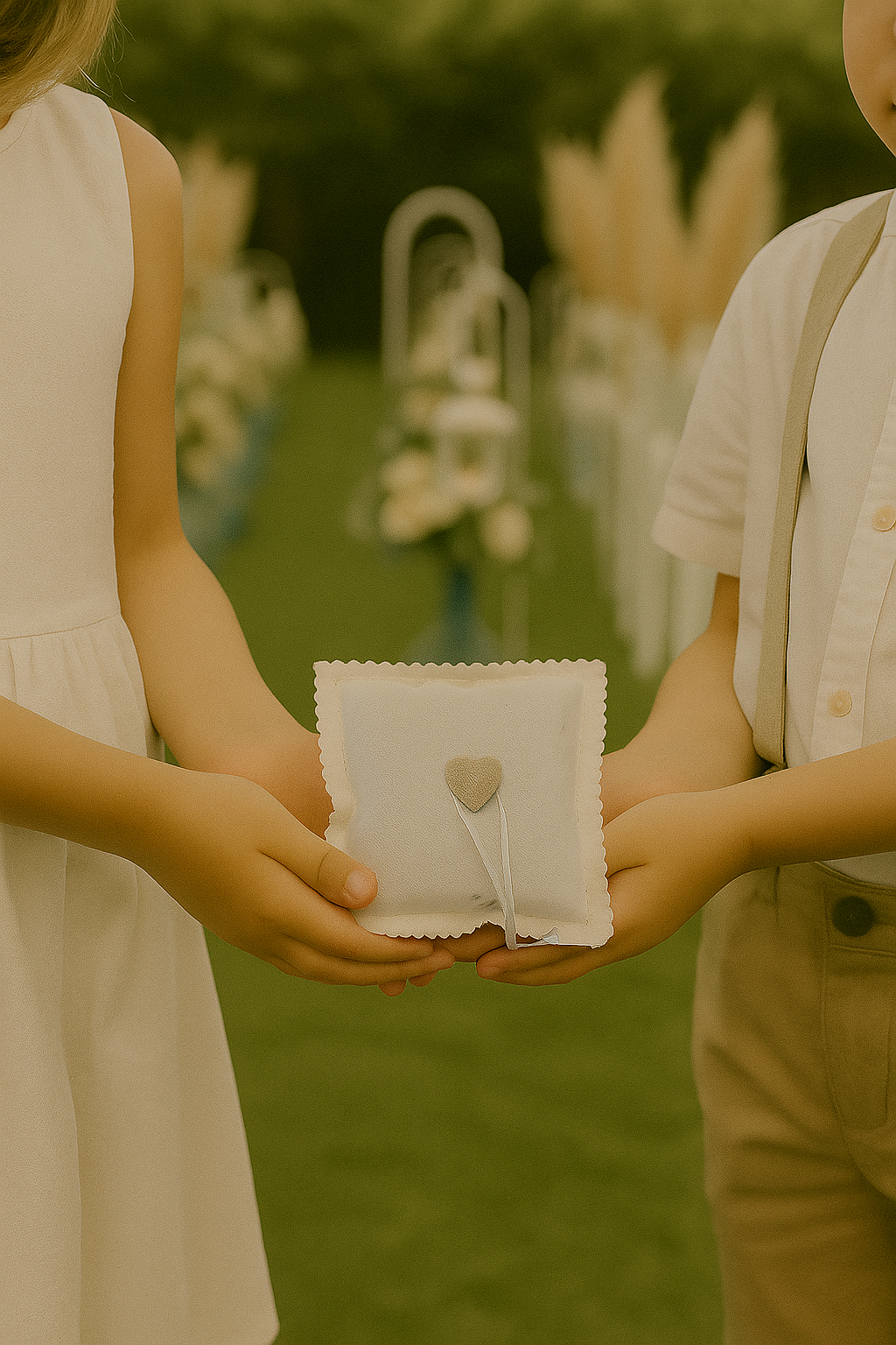 Porte alliance lin coeur