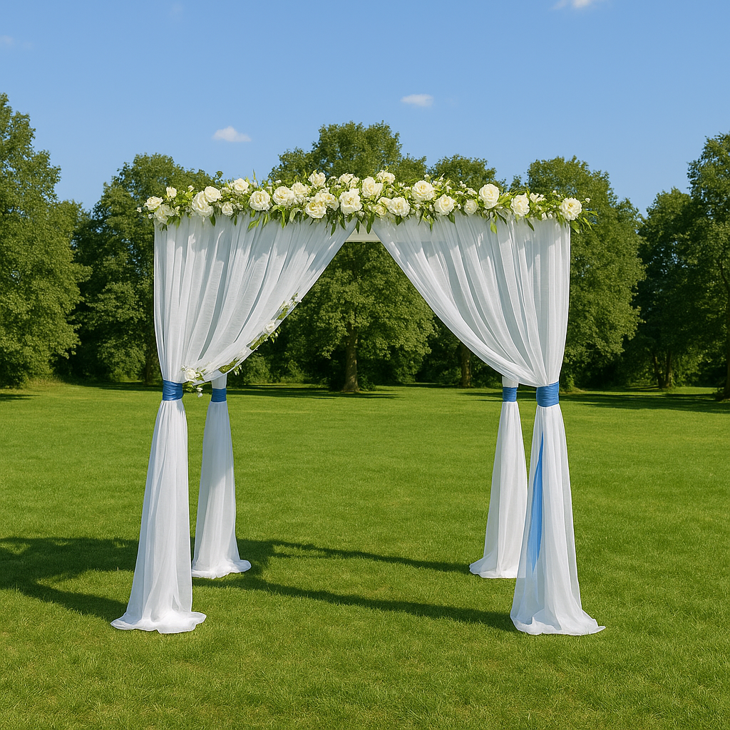 Grande arche ronde métallique