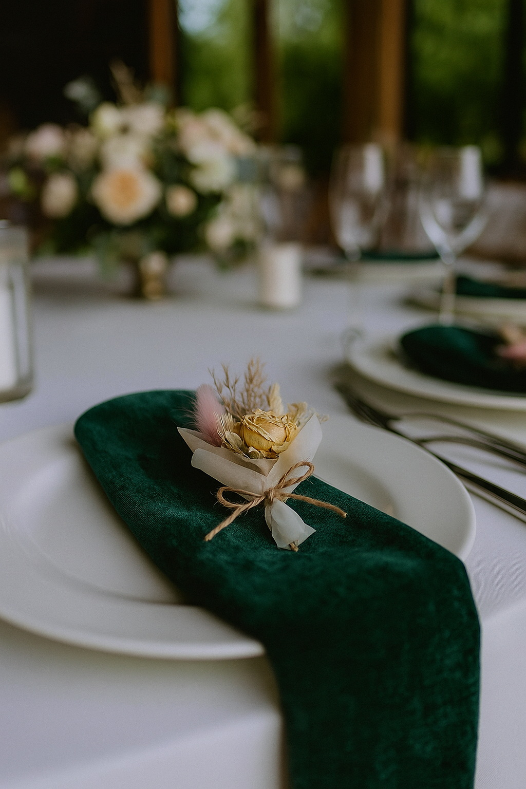 Magnet de fleurs séchées - R121