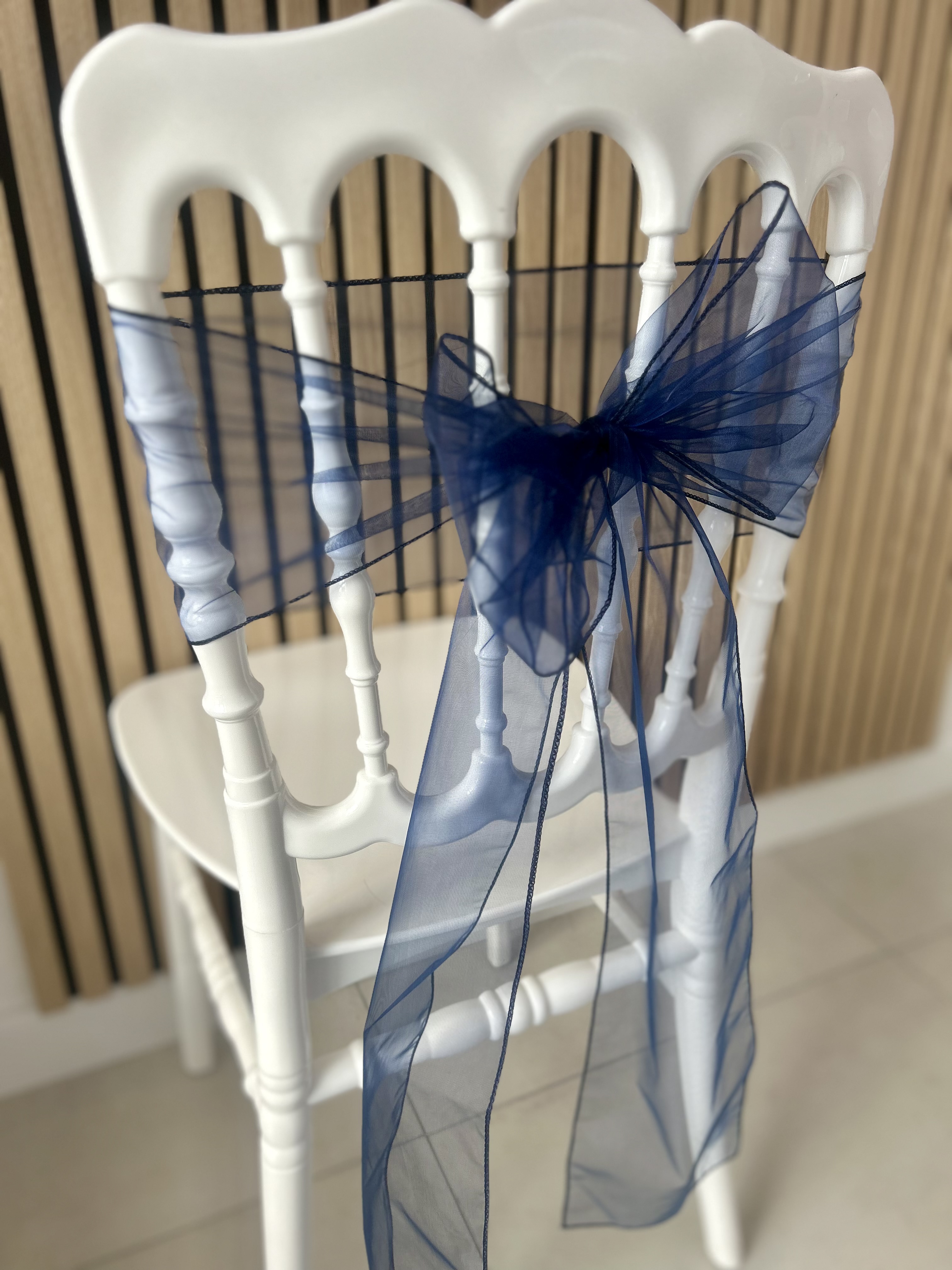 NDC bleu nuit organza