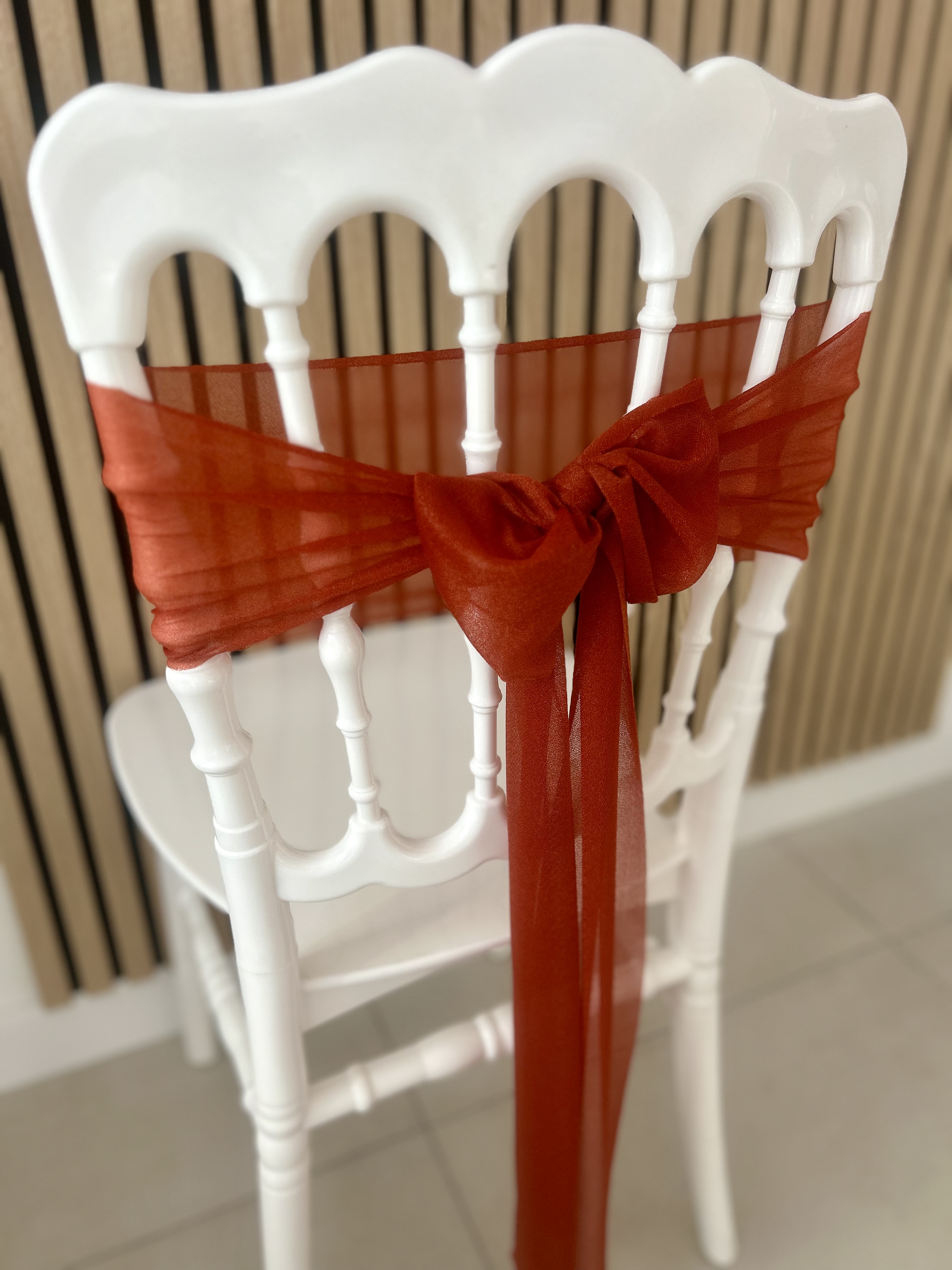 NDC terracotta paillettes mousseline