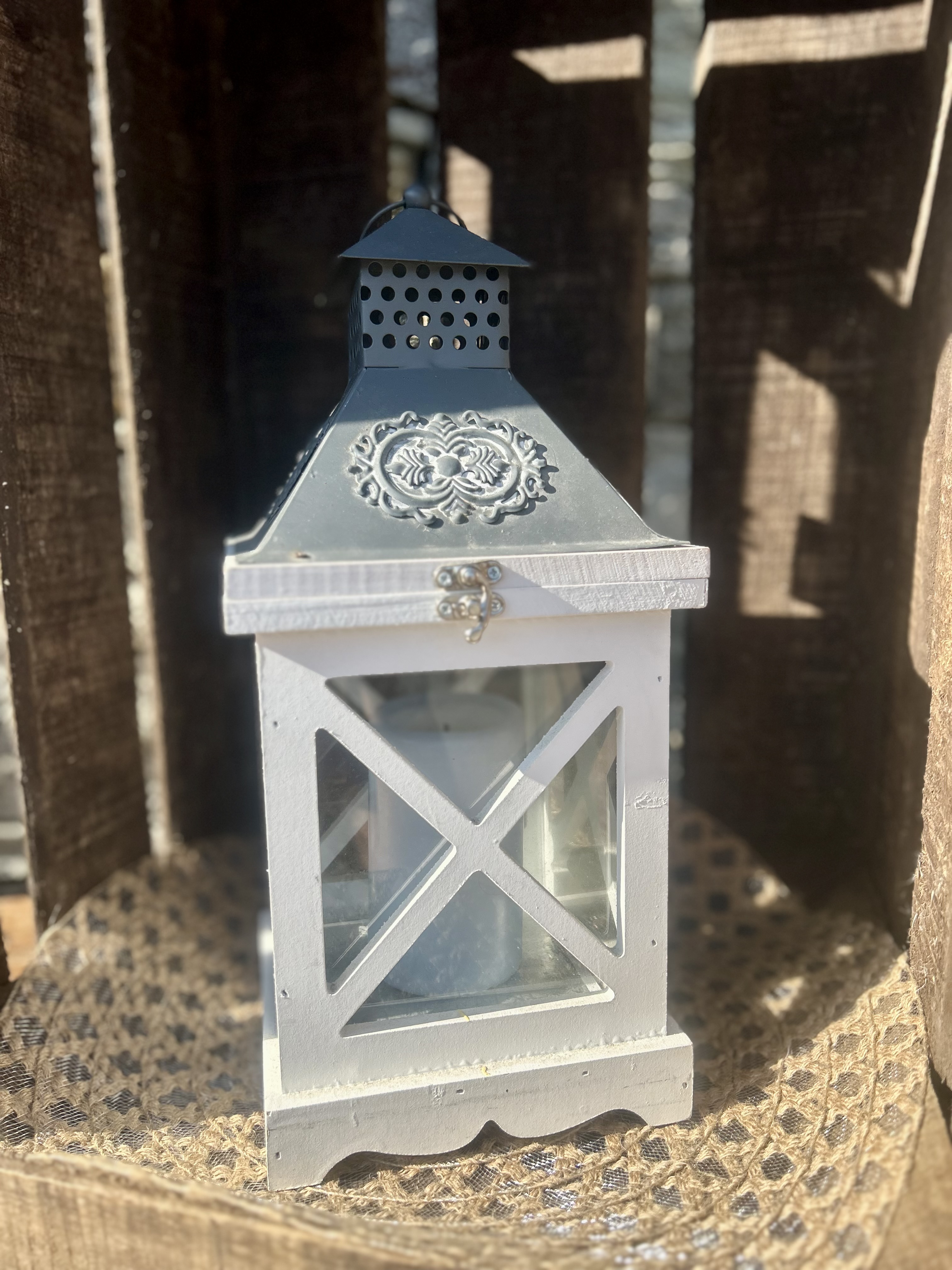Lanterne BOIS CROISE
