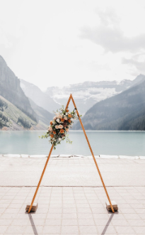 Arche triangle métal