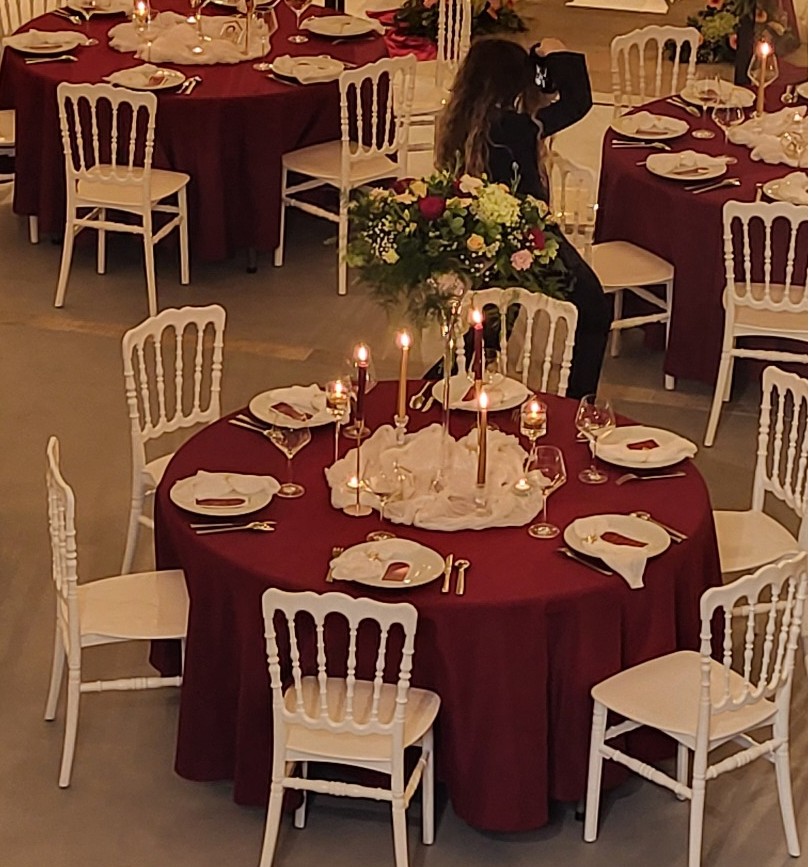 Nappe ronde BORDEAUX