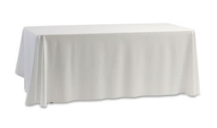 Nappe rectangle blanche