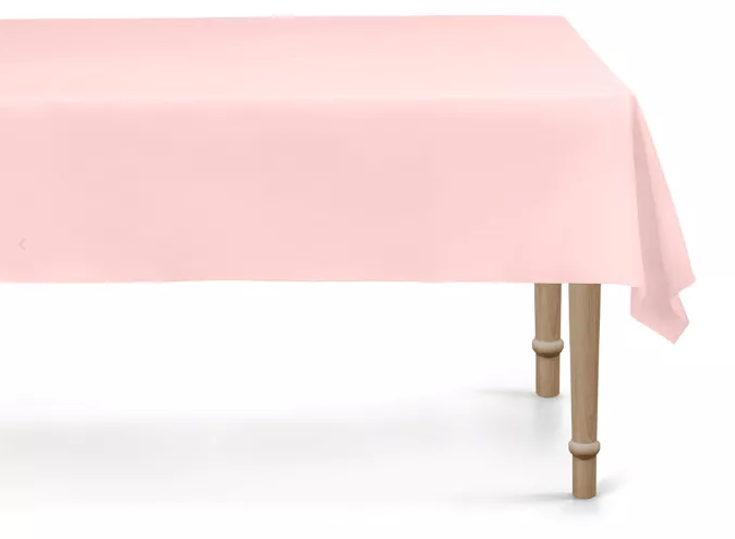 Nappe rectangle ROSE PÂLE