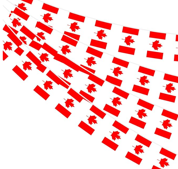 Guirlande de Drapeau Canada