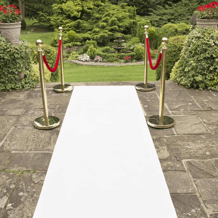 Tapis blanc 7.50 M