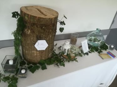 Urne en bûche
