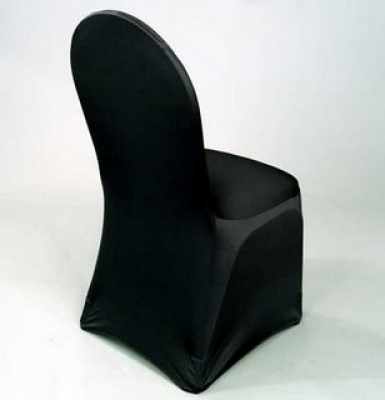 Housse de chaise en lycra noir - R350