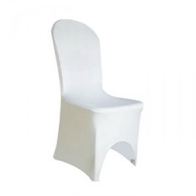 Housse de chaise lycra blanc - R034