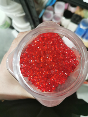 Perle de pluie rouge