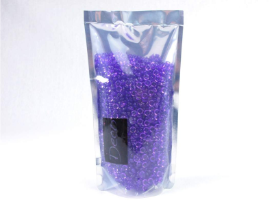 Perles de pluie violet