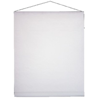 Tenture satin blanc 8m - R469