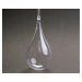 Goutte transparente 11cm