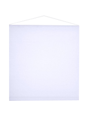 Tenture satin blanc 10m - R462