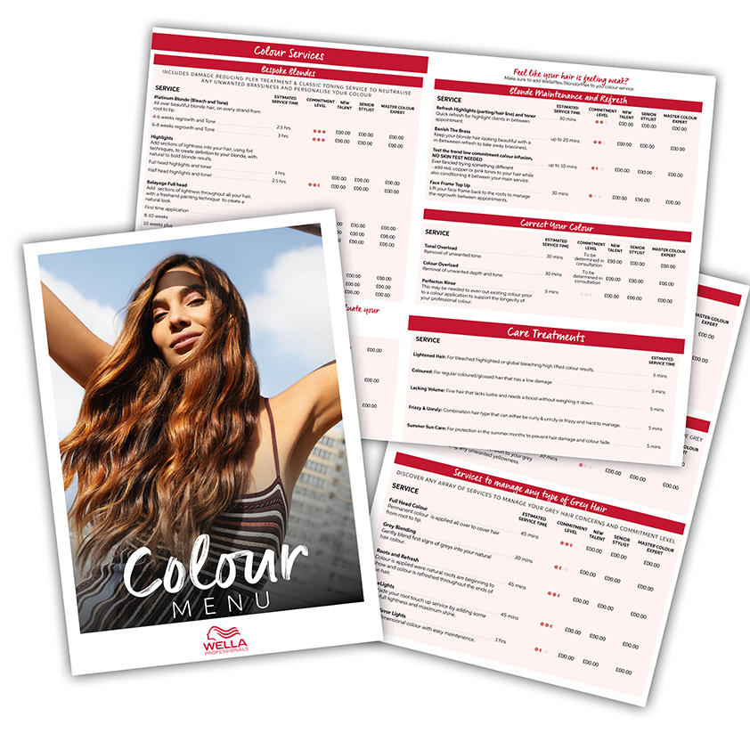 Colour Destination Menu 2022