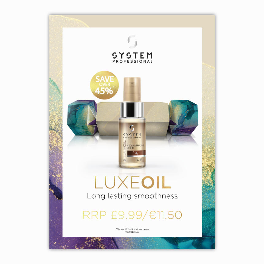 Xmas 2021 System Pro LuxeOil Cracker Strut Card