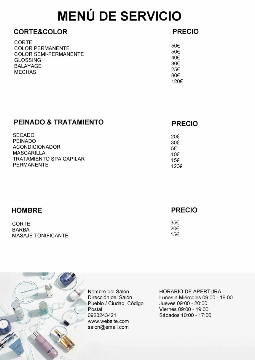 System Professional System X Price list_ES.pdf