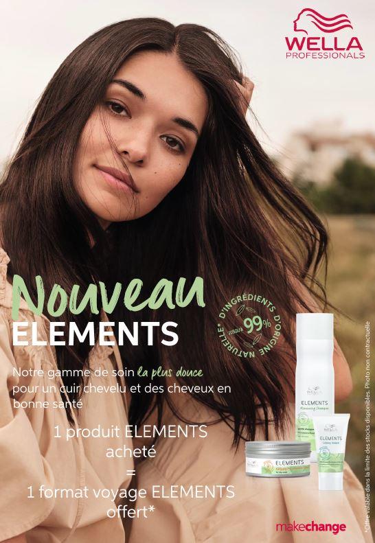 AFFICHE A4 WELLA CARE ELEMENTS