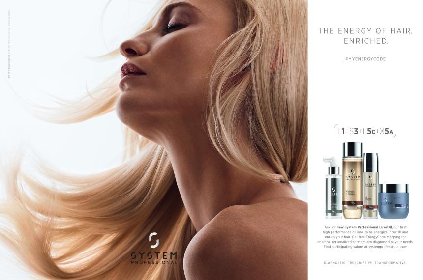 System Professional LuxeOil Print Ads