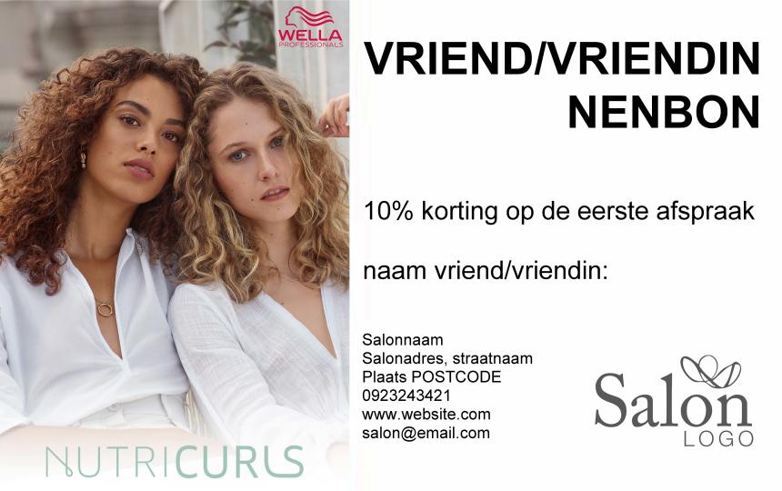 Nutricurls Referral Card