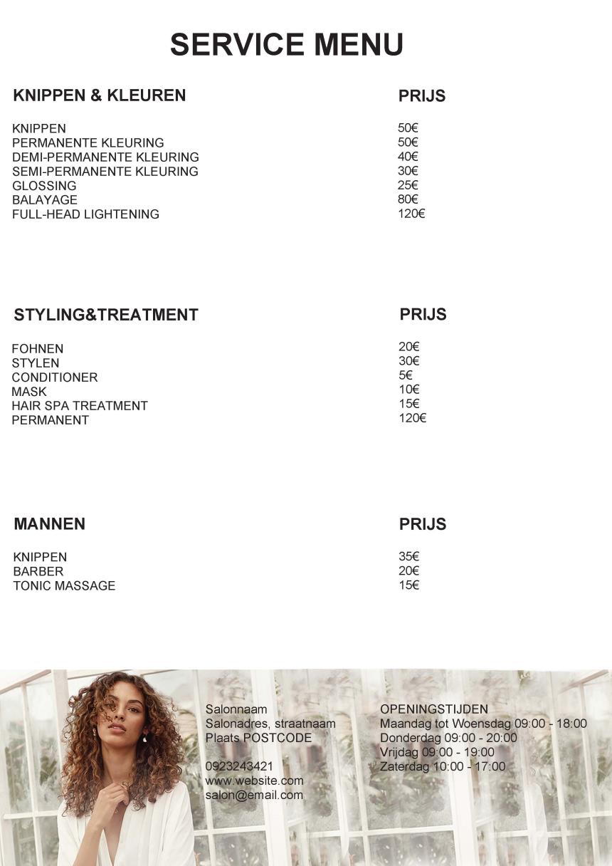 Nutricurls Price list