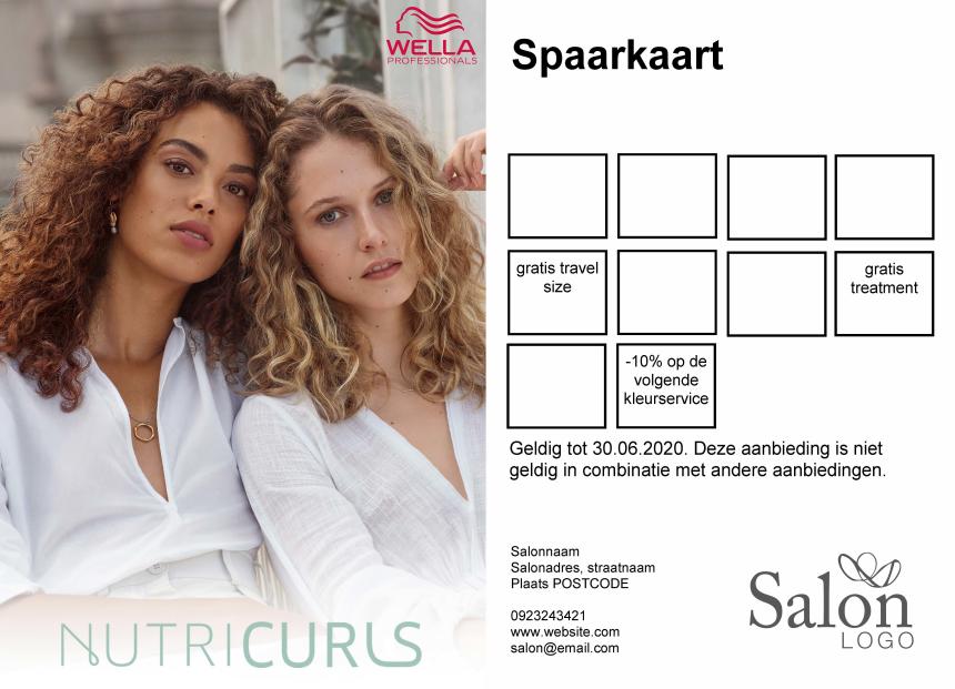 Nutricurls Loyalty Card