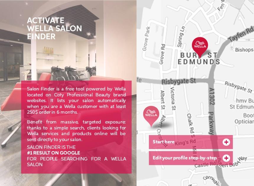 Activate Wella Salon Finder