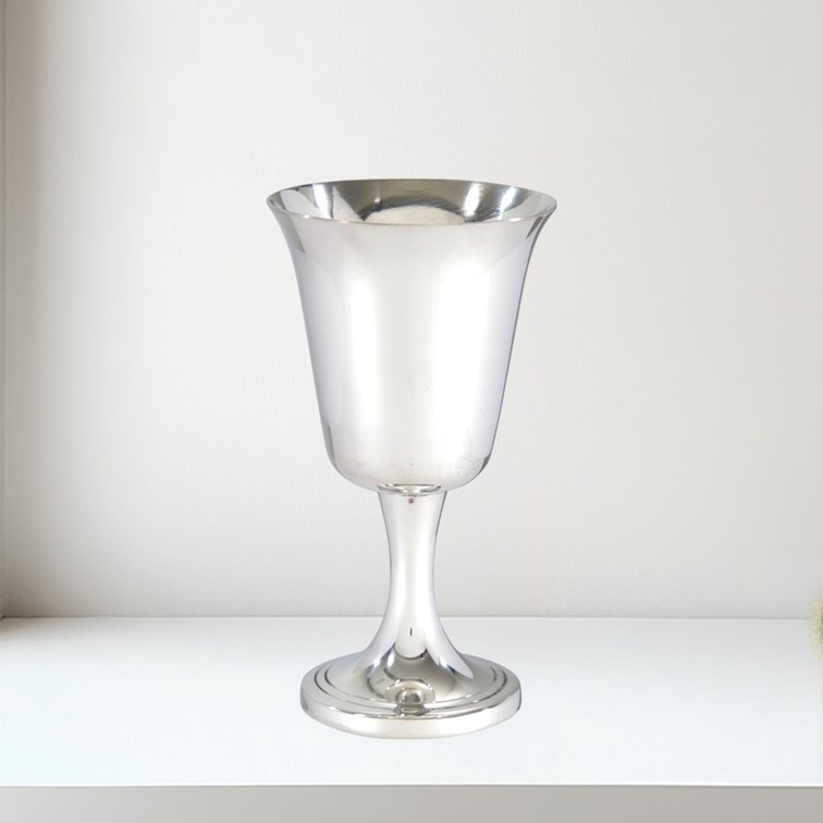 Large Pewter Bell Goblet Large Pewter Bell Goblet