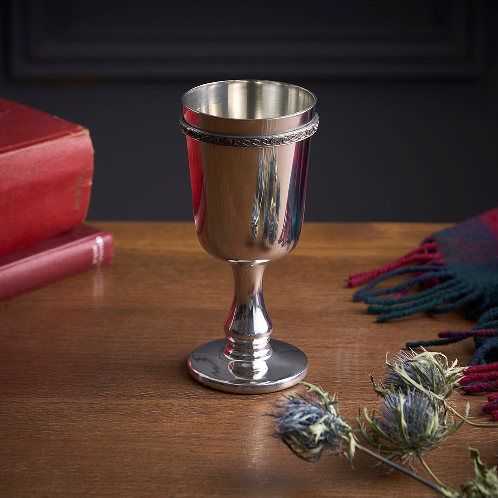 Celtic Band Pewter Goblet
