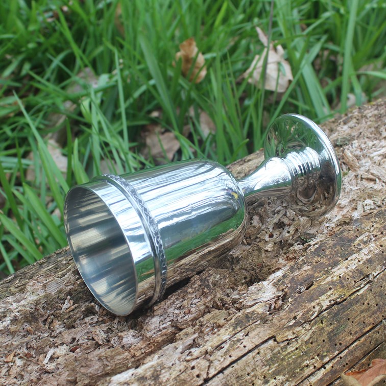 Pewter Celtic Band Goblet Pewter Celtic Band Goblet