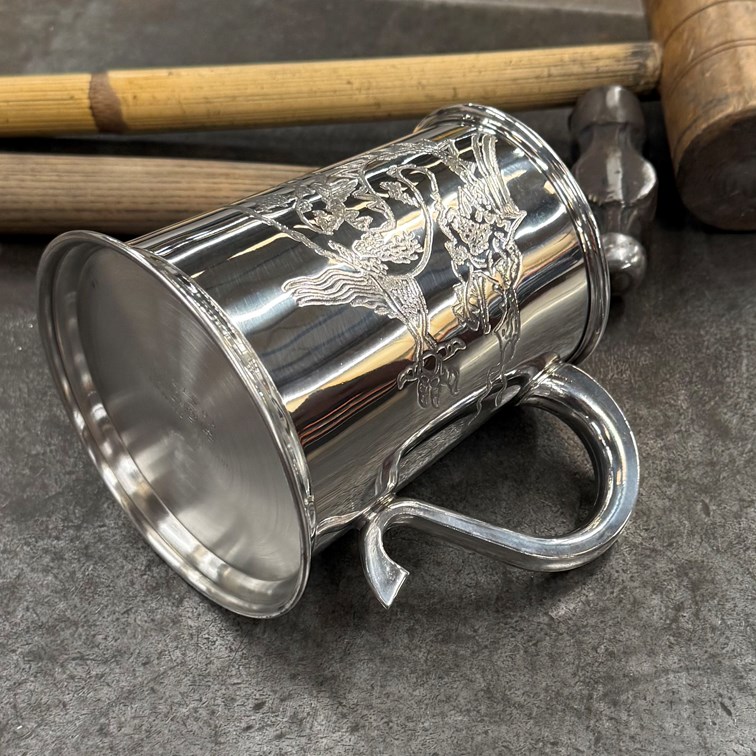 Chinese Dragon One Pint Pewter Tankard Chinese Dragon One Pint Pewter Tankard
