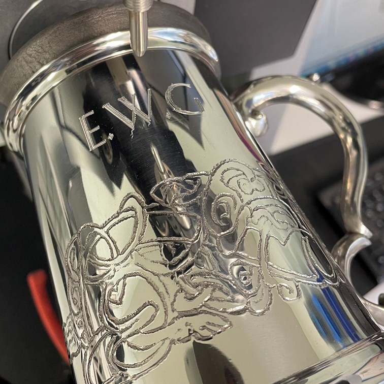 Engraving on front