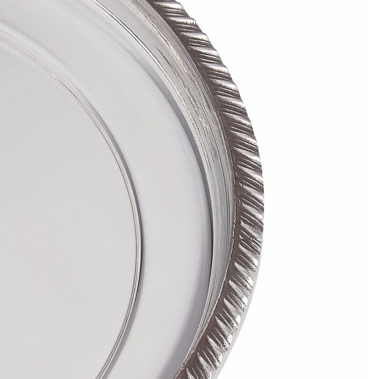 Medium Gadroon Rim Pewter Tray Medium Gadroon Rim Pewter Tray