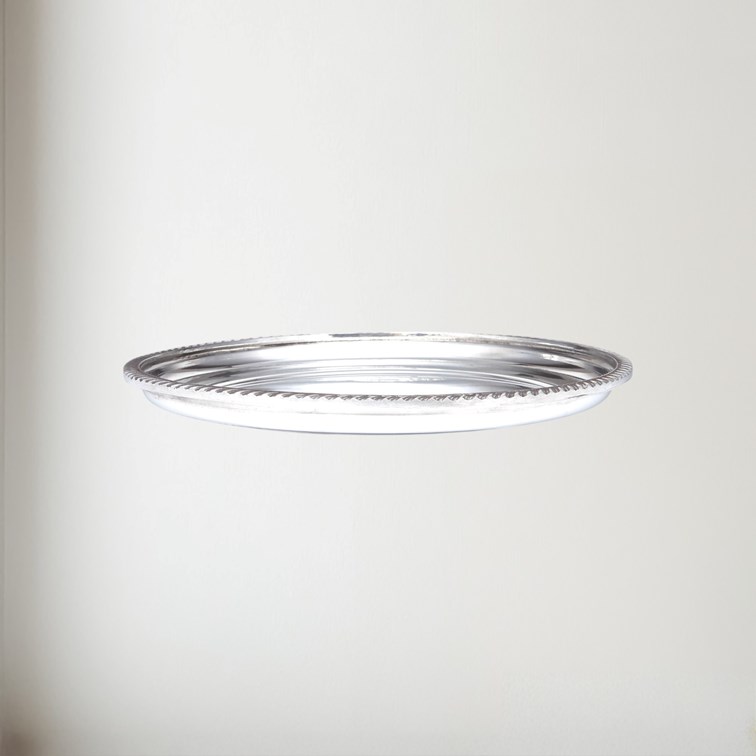 Medium Gadroon Rim Pewter Tray Medium Gadroon Rim Pewter Tray