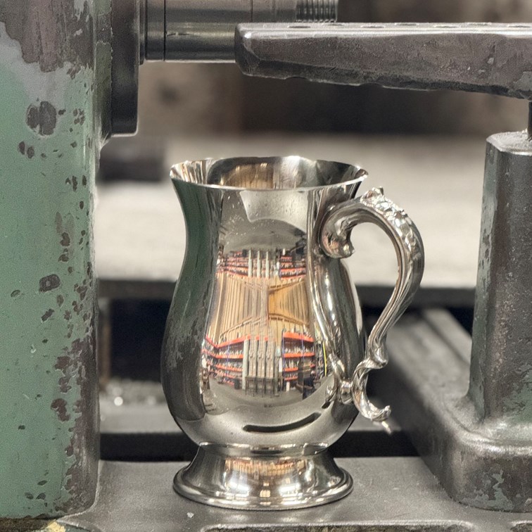 Two Pint Georgian Pewter Tankard Two Pint Georgian Pewter Tankard