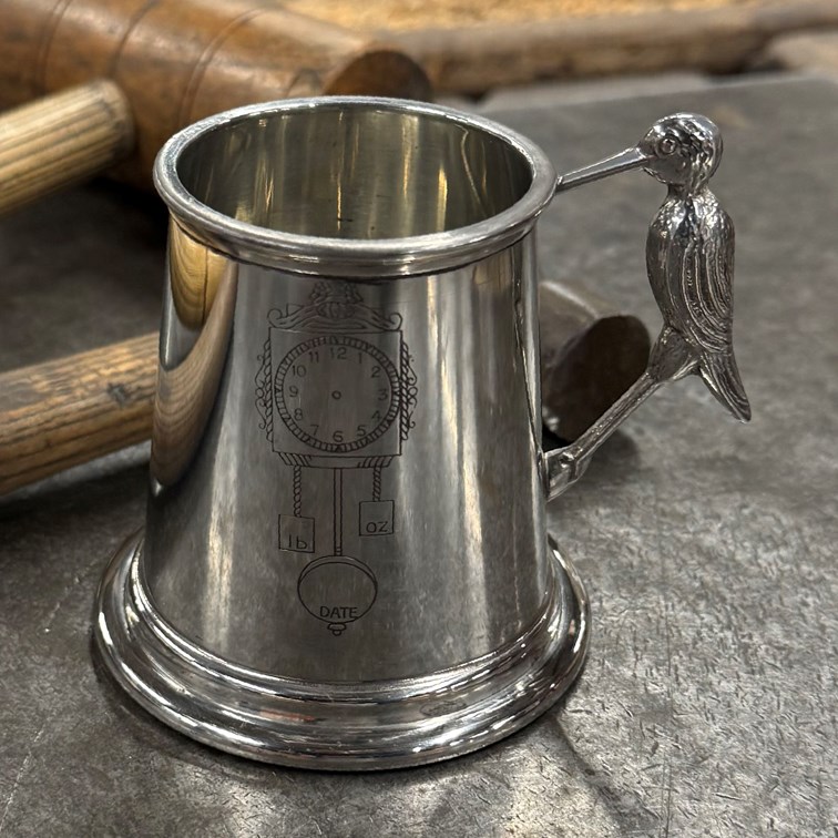 Baby Data Pewter Baby Mug Baby Data Pewter Baby Mug