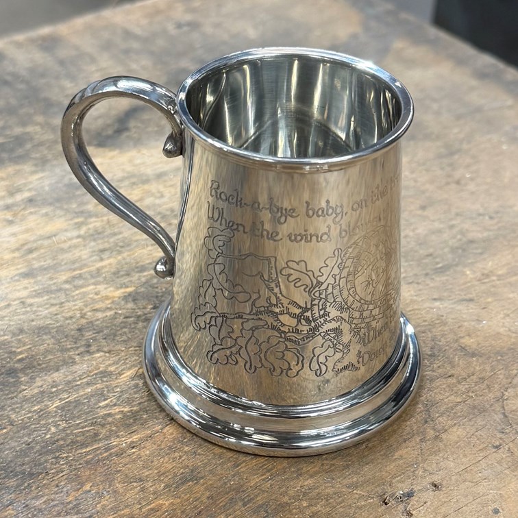 Rock A Bye Baby Quarter Pint Baby Mug Rock A Bye Baby Quarter Pint Baby Mug