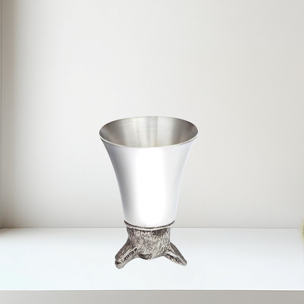3oz Fox Head Pewter Jigger Cup