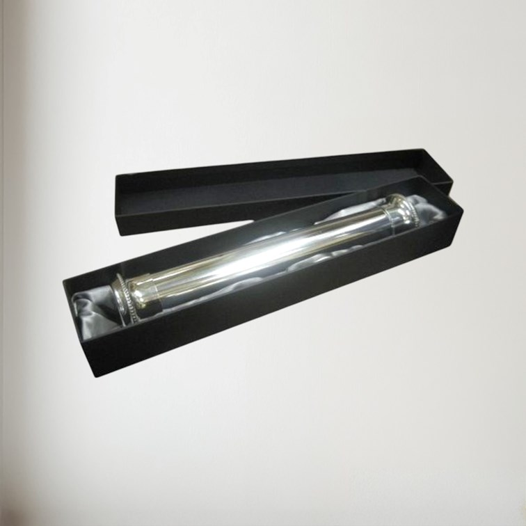 Aluminium And Pewter Certificate Tube Holder Aluminium And Pewter Certificate Tube Holder