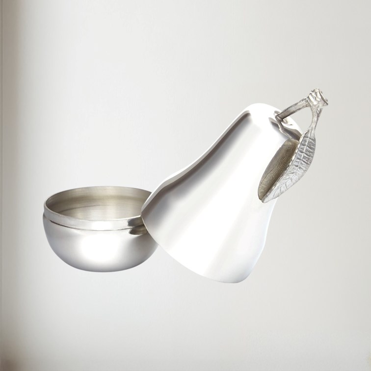 Pewter Pear Trinket Box Pewter Pear Trinket Box