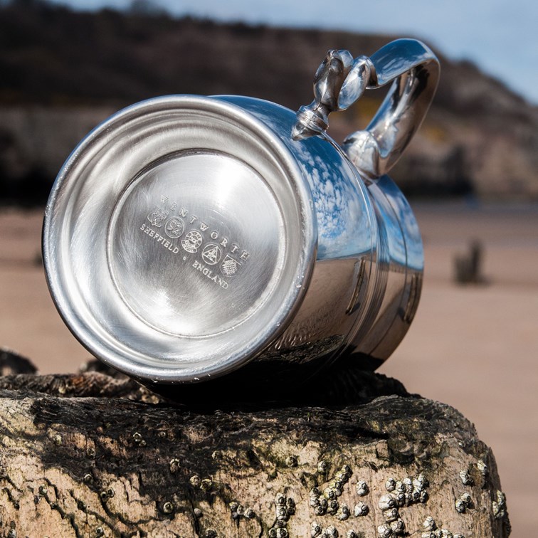 Extra Heavy X Range Pewter Georgian One Pint Tankard Extra Heavy X Range Pewter Georgian One Pint Tankard