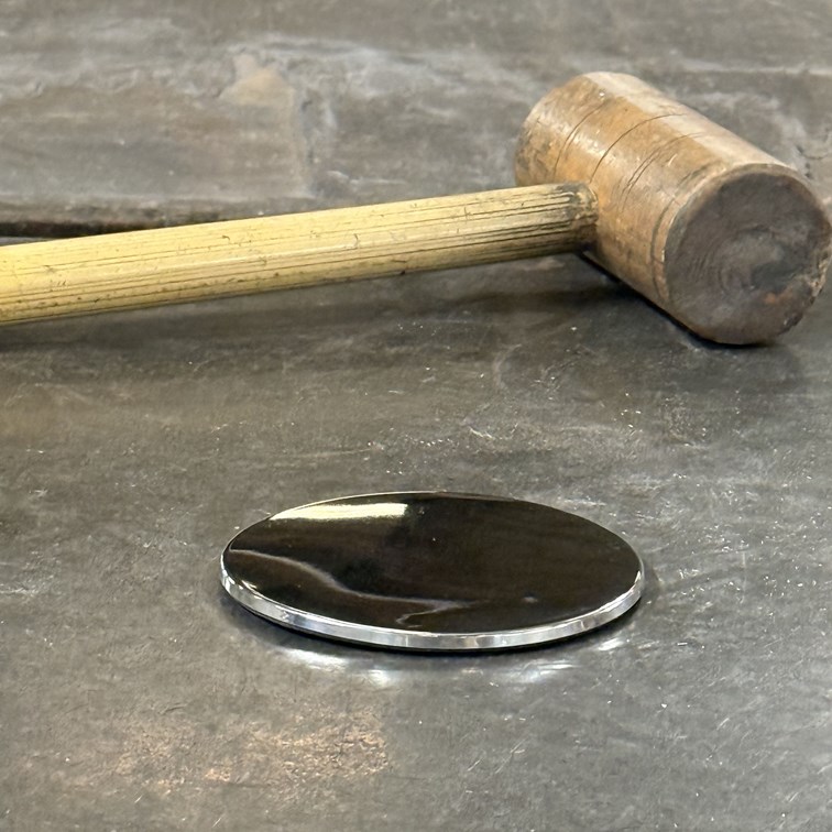 Plain Pewter Coaster