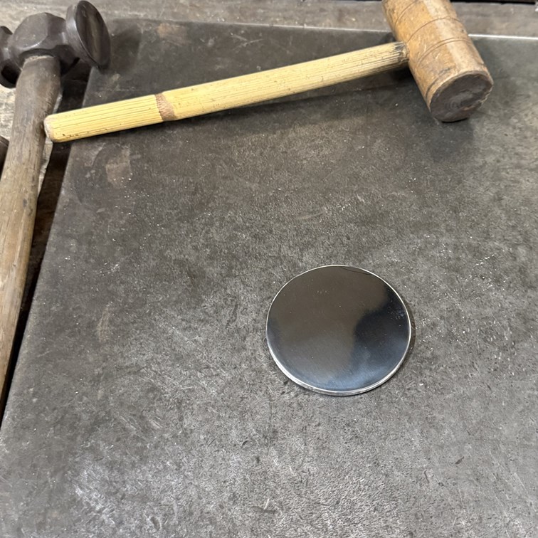 Plain Pewter Coaster Plain Pewter Coaster