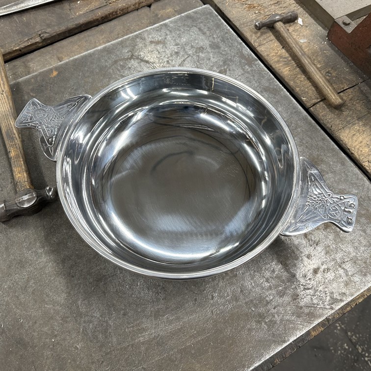 Ten Inch Pewter Quaich Ten Inch Pewter Quaich
