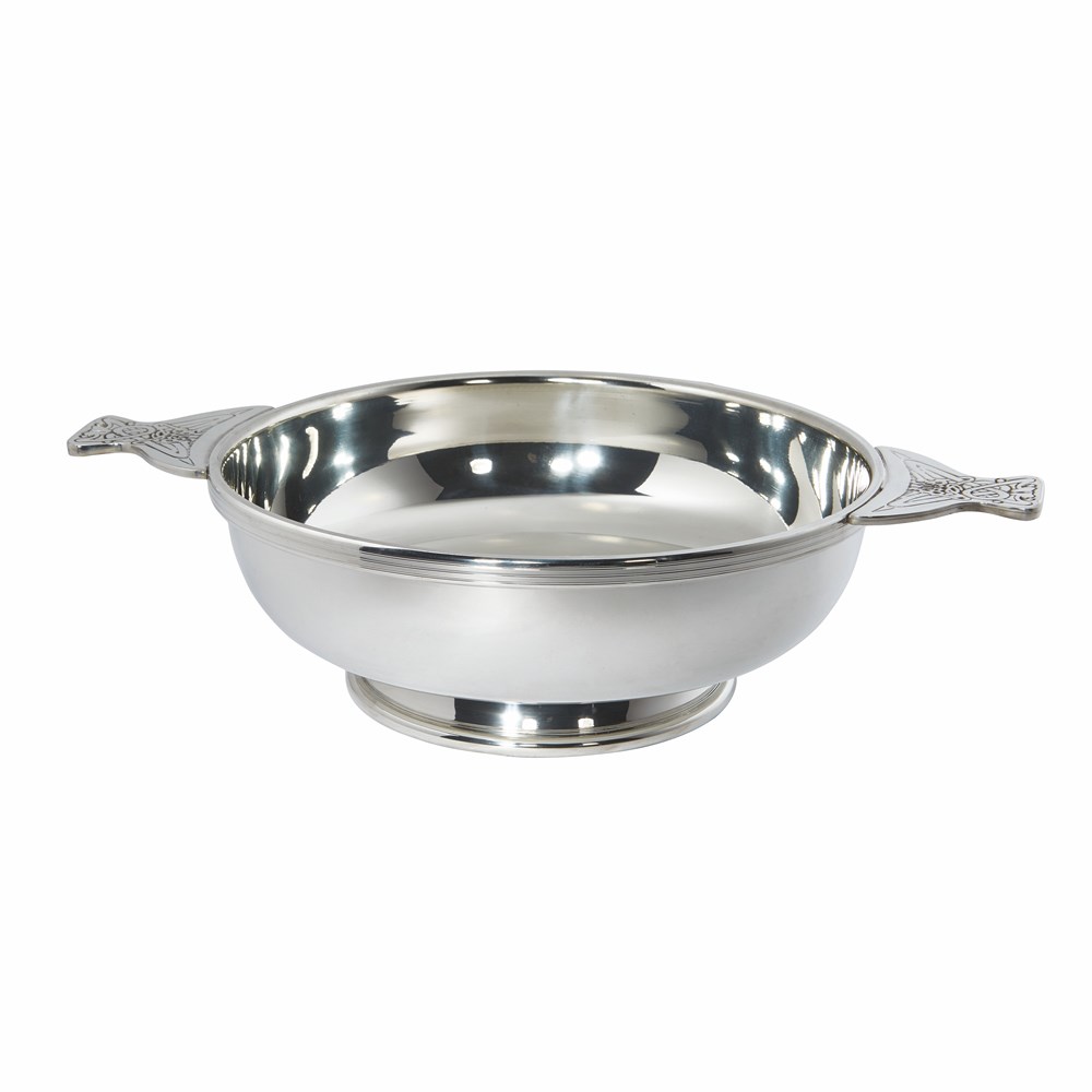 Giant Pewter Ten Inch Quaich Giant Pewter Ten Inch Quaich